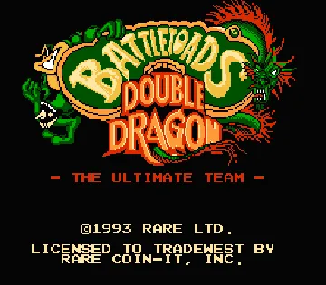 Battletoads-Double Dragon (Europe) screen shot title